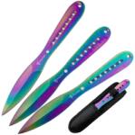 Foxter Set de cuțite de aruncat, cu teacă, 23 cm 3 buc