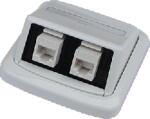ABB Priză dublă ABB TANGO 2xRJ45 Cat5e UTP alb (2420)