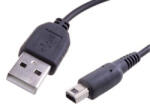 AVACOM Cablu USB Avacom (2.0), USB A tată - Nintendo 3DS tată, 1, 2 m, rotund, negru