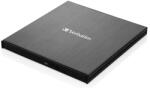 Verbatim External CD/DVD Slimline Burner USB-C negru Nero (43886)