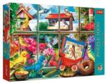Trefl 1000 db-os Premium Plus puzzle - Tea Time - A madarak világa (10850) (10850)
