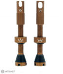 Peaty's x Chris King MK2 belső nélküli szelep, szingó 42 mm, barna