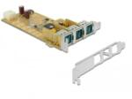 Delock PCI Express x1 - PoweredUSB 3x12V kártya (89656)