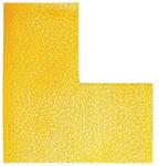 DURABLE Padlójelölő matrica, 100 mm, DURABLE L , sárga (DB170204) - papirdepo