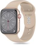 Tech-Protect Szilikon Szíj Apple Watch 4 / 5 / 6 / 7 / 8 / 9 / SE / Ultra 1 / 2 (42 / 44 / 45 / 49 mm) - Barna - smartdiszkont