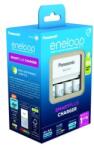 Panasonic Incarcator Panasonic Enelooop, Smart & Quick Charger, include 4 x Eneloop R6 AA 2000mAh, K-KJ55MCD40E (K-KJ55MCD40E) Baterie reincarcabila