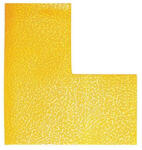 DURABLE Padlójelölő matrica, 100 mm, DURABLE L, sárga (DB170204) (DB170204)