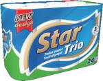 Star Trio Toalettpapír 3 rétegű kistekercses 24 tekercs/csomag Star Trio fehér (C39960) - web24