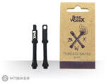 BIKEWORKX tubeless szelepek, 45 mm-es szelepszár, fekete