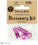 Peaty's x Chris King MK2 szervizkészlet belső nélküli szelepekhez, rózsaszín