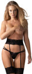 Obsessive Nutris Garter Belt Black XL/XXL