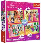 Trefl 34651 - Disney Princess - Fairy Tales Stories - 4 az 1-ben puzzle (35, 48, 54, 70 db-os) (34651)