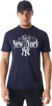 New Era Férfi szabadidő rövid ujjú pólók New Era MLB NY GRAPHIC TABLE TEE NEW YORK YANKEES kék 60578582 - S