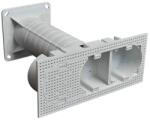 Kopos KEZ-3 KB Magasított szerelődoboz, sorolt 120x231 / 100-250mm hőszigetelésbe világosszürke (KEZ-3 KB) (KEZ-3KB)