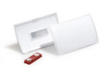 Durable Névkitűző DURABLE CLICK FOLD 54 x90 mm, mágnessel, 10db/csomag, áttetsző (821519) - cartridge