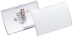 Durable Névkitűző DURABLE CLICK FOLD 54 x90 mm, kombi klippel, 25db/csomag, áttetsző (821419)
