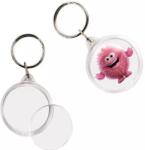 Playbox PlayBox: Átlátszó kör alakú kulcstartó 5cm-es átmérő 1db (2472323)