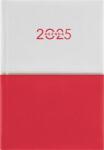 Dayliner Naptár, tervező, A5, napi, DAYLINER Contrast , fehér-piros (DL5AG-CRFA5NA-FP) - kellekanyagonline