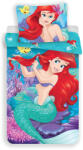 Jerry Fabric Disney Hercegnők, Ariel ágyneműhuzat 140×200cm, 70×90 cm JFK012680 (JFK012680)