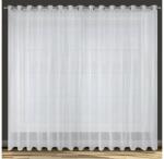 EUROFIRANY Alexa magas fényű mikrohálós fényáteresztő függöny Fehér 350x250 cm