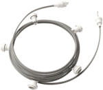 Creative-Cables Használatra kész 7, 5 m-es Lumet szállámpa készlettel 5 fehér lámpatartóval, akasztóval és csatlakozóval (CATE27B075CZ04)