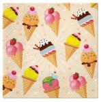  Decoupage szalvéták Ice Cream - 1 db (decoupage szalvéták)