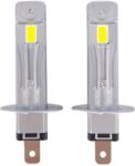 LEDtech H1 LED izzó CANBUS 12V 6500K Jégfehér - Hideg fehér 7035 CSP LED autóba - A51 - 2700 lm - 2db-os készlet ✔️ (H1-LED)