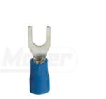 Orno Szigetelt villás saru, 2, 5 mm2, M4 csavarhoz (10db/cs) (OR-KK-8104/2,5/4/B1)