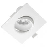 GTV LED mélysugárzó lámpatest VOLARE, fehér négyzet, 10W 800lm 4000K, IP20, 38°, 180-250V/AC, 50/60H (GTV-LD-VLRKW1038-NB)