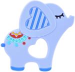 Lorelli Силиконова гризалка Lorelli Baby Care - Слонче Lucky, синя (10210830001)
