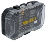 Procraft Set biti PROCRAFT BS-37 , 37 piese , biti , adaptoare priza , chei cu piulita (14605) - 24mag