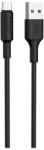 hoco. X25_TYPE_1M_B 1m USB - Type-C fekete adat- és töltőkábel (X25_TYPE_1M_B)