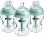 Tommee Tippee Advanced Anti-Colic biberon pentru sugari anti-colici cu autosterilizare Slow Flow 0m+ 3x260 ml