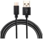 Gigapack GP-72999 1m USB - Type-C fekete adatkábel (GP-72999)