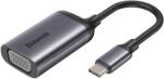 Baseus Adapter HUB - Type C to VGA + Type C PD - (CAHUB-O0G) sötétszürke
