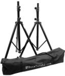 BoomTone DJ Consola DJ SET SUPORT BOXE REGLAJ 100- 60CM MAX 30KG + HUSA TRANSPORT (BOSSV200II) - vexio