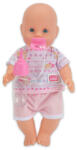 Simba Toys Copil nou-născut: bebelușul pipi în rochie roz Papusa