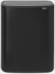 Brabantia 60 л матирано черен кош за смет Brabantia от серия Bo Touch (1001274)
