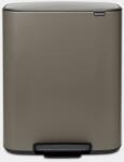 Brabantia 2 х 30 л цвят платина кош за смет Brabantia от серия Bo Pedal (1003190)