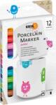 Kreul Porcelain Marker medium Junior Set Комплект маркери за керамика 12 бр (<![CDATA[16350]]>)