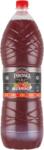 PIROSKA XXL szamóca ízű gyümölcsszörp feketerépalével színezve cukorral és édesítőszerekkel 2 l