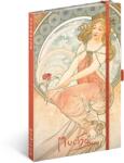 Realsystem Alphonse Mucha 5416 keményfedeles vonalas notesz (5416-AMPA) - tintasziget