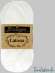 Scheepjes Catona 106 Snow White - hófehér pamut fonal - 50gramm