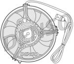 DENSO Ventilator, radiator DENSO DER02001 (DER02001) - automobilus