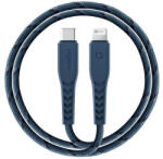Energea Nyloflex C94 USB-C / Lightning MFI szövet töltő- és adatkábel, 1.5m, kék (CBL-NFCL-BLU150)