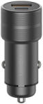 Energea Alu Drive PD20+ 1xUSB-A / 1xUSB-C autós szivargyújtó töltő, (PD-QC 3.0) 38W, szürke (CAR-AD-D20)