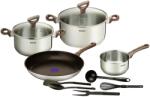 Tefal Set de 11 piese Tefal Daily Cook, Craticioara 16 cm, Oala 20/24 cm + Capac sticla, 5 Spatule (3168430280755)