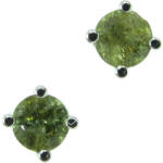  Zöld turmalin beszúrós fülbevaló