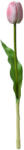 Clayre & Eef Set 3 Lalele artificiale roz verde 4x4x32 cm (6PL0311)