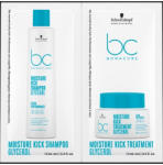 Schwarzkopf Set Duo Sampon si Balsam Schwarzkopf Professional Bonacure Clean Performance Moisture Kick 2 x 12 ml